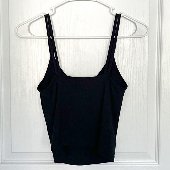 REVOLVE Black V Neck Double Strap Crop Top - Picture 4 of 5